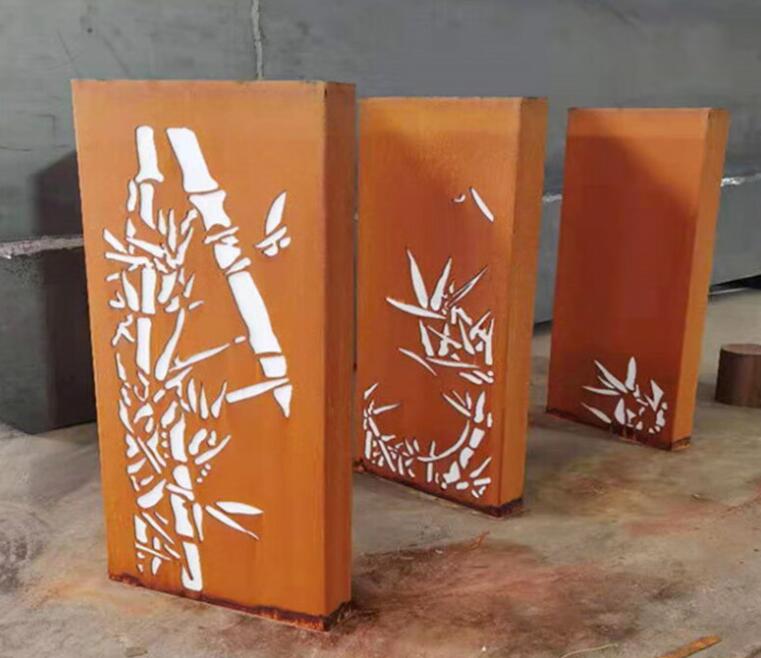 竞秀锈钢板灯箱