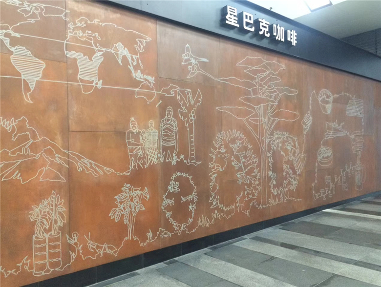 竞秀耐候钢幕墙